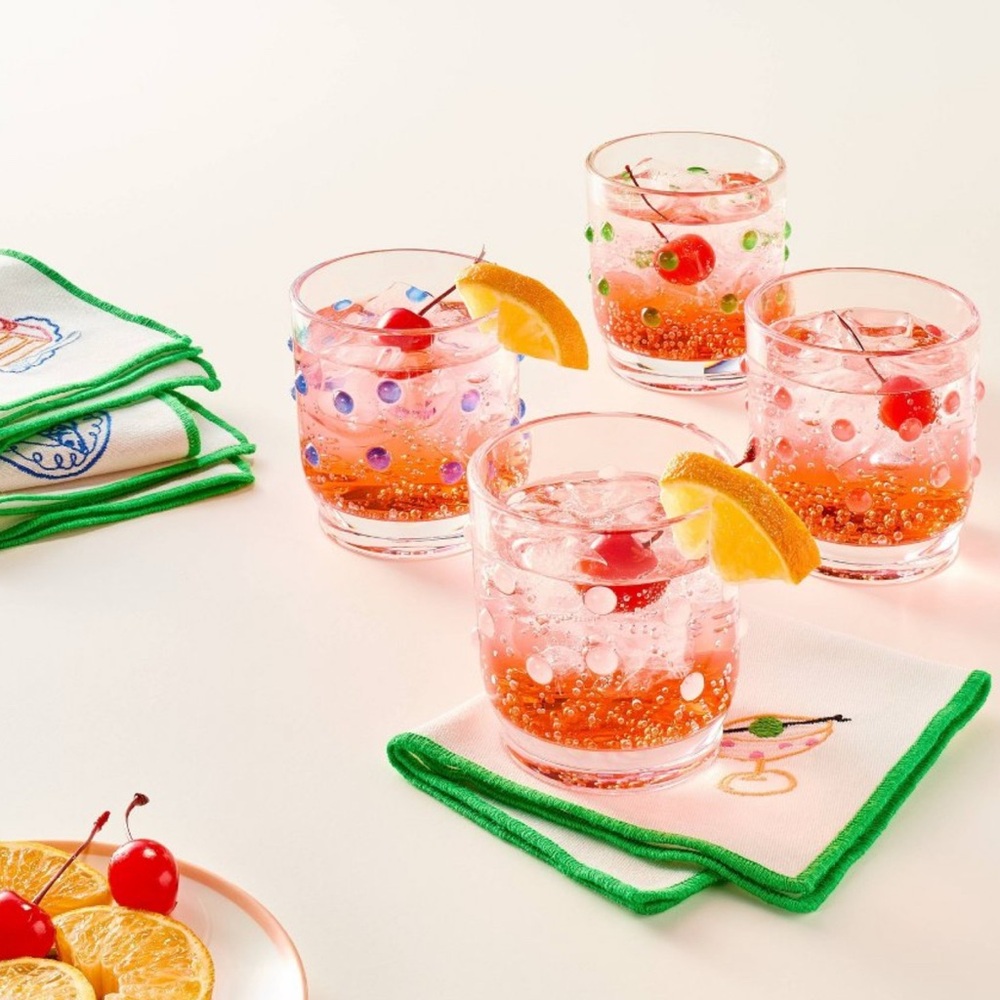 kate spade x Target 4pc Lowball Drink Set | NWT